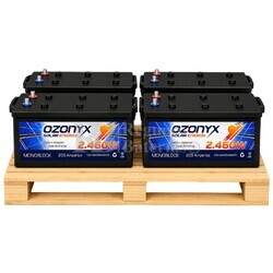 4 Bater�as Solares 205 Amperios 12 Voltios CON MANTENIMIENTO | Ozonyx OZX205.A